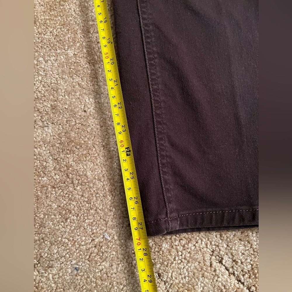 Brown Straight-Leg Pants - Picture 6 of 7